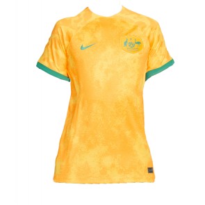 Australia Replica Home Stadium Shirt for Women World Cup 2022 Short Sleeve